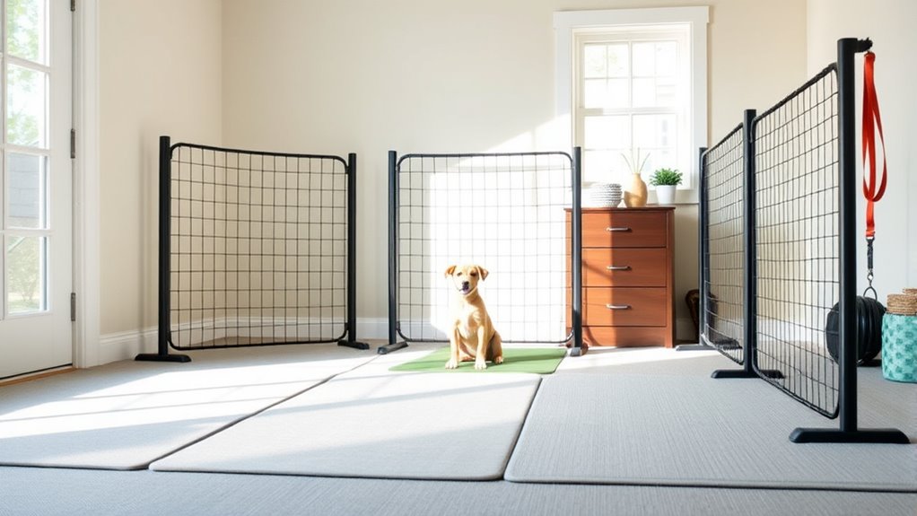 pet safe workout environment