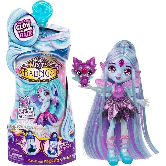 Magic Mixies Pixlings Deluxe Pack with Doll and Accessories