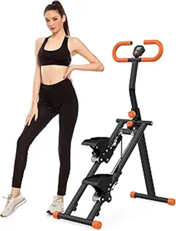 Folding Vertical Stair Stepper for Full-Body Workout
