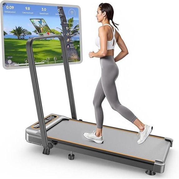Foldable Treadmill with Incline and Remote Control