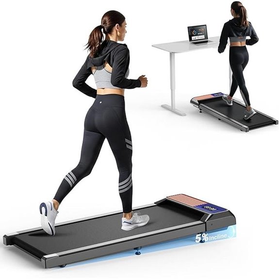 Walking Pad Treadmill Portable Under Desk 2.5HP