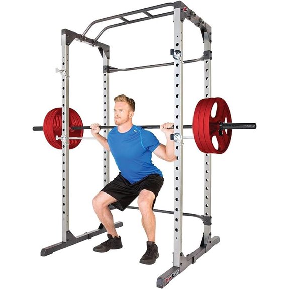 Fitness Reality Power Cage with Lat Pulldown