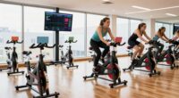 practical indoor cycling zones