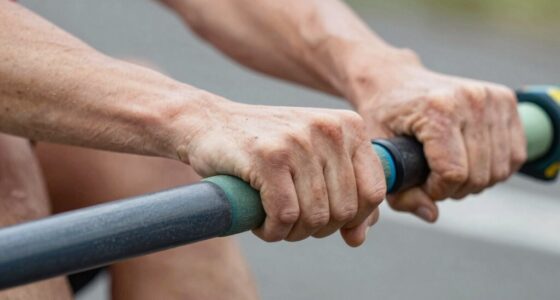 proper rowing hand grip