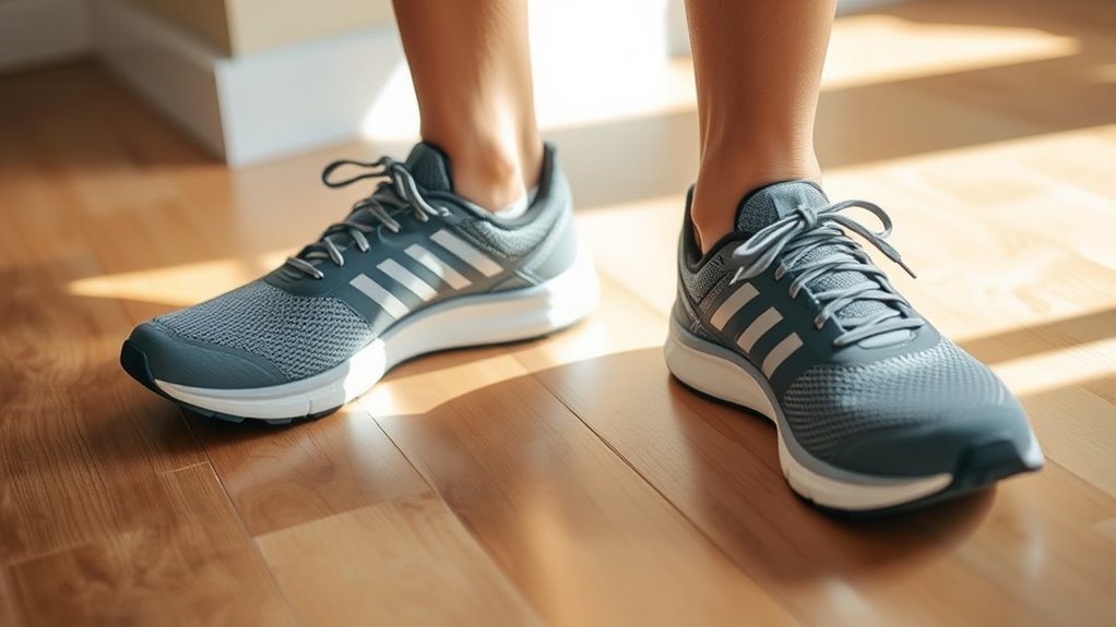 proper supportive running shoes