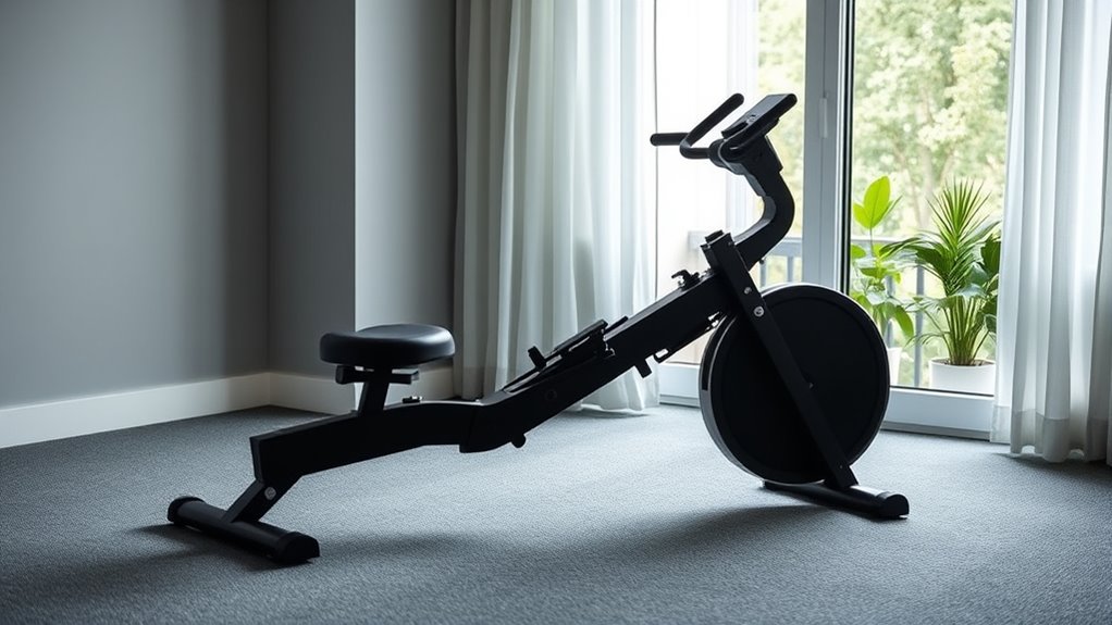 quiet apartment rowing machine
