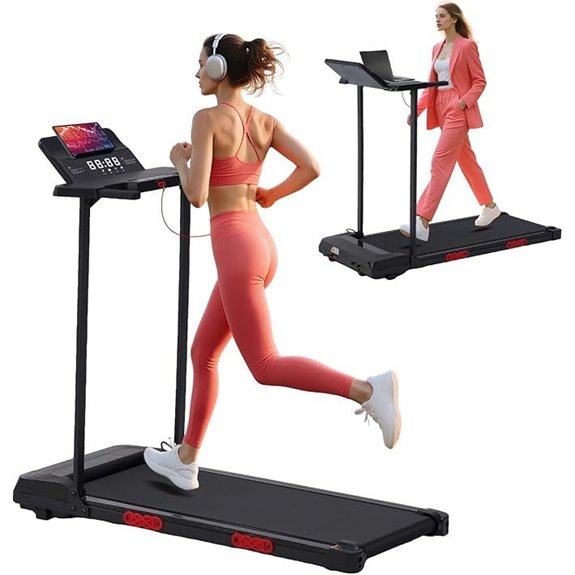 Walking Pad Treadmill with Handle Compact & Quiet