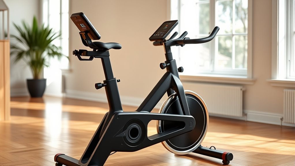 quiet resistance adjustable bike