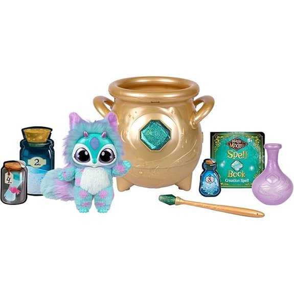 Magic Mixies Real Misting Cauldron with Plush Toy