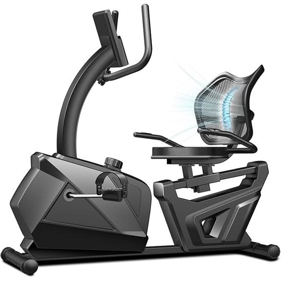 Cursor Fitness Recumbent Exercise Bike with LCD