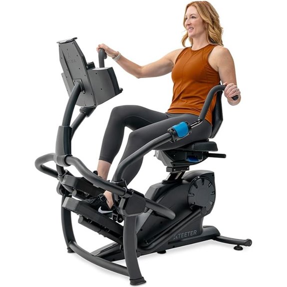 Teeter FreeStep Recumbent Cross Trainer with App