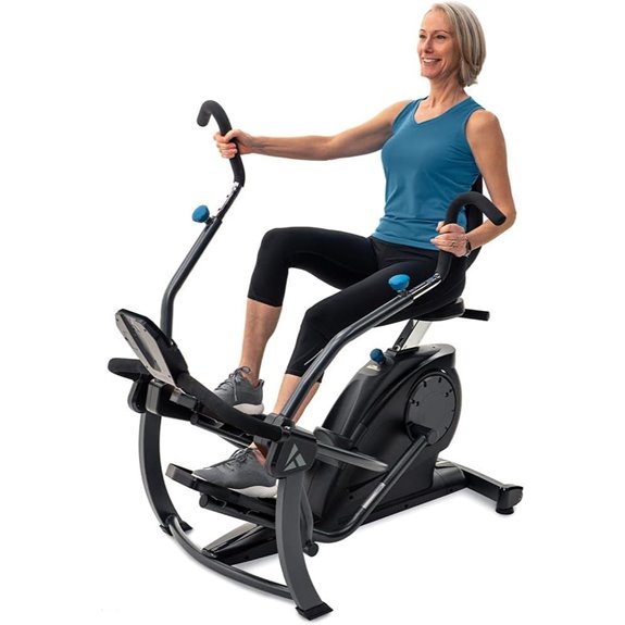 Teeter FreeStep Recumbent Cross Trainer with App