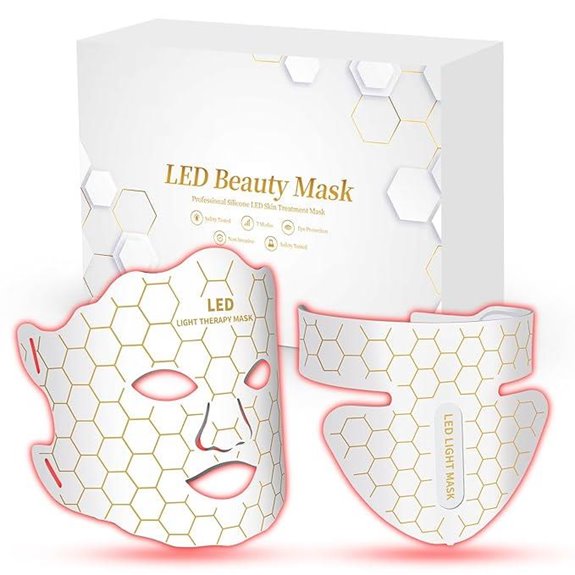 red light facial mask