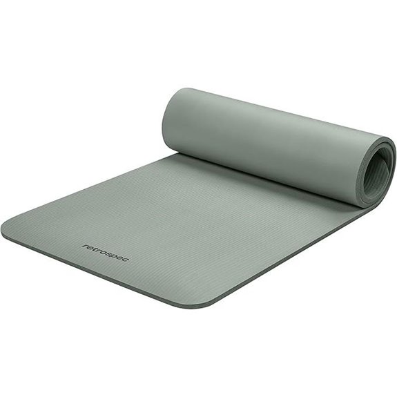 Retrospec Solana Yoga Mat with Strap 72x24in