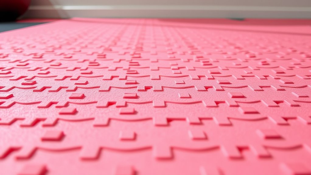 secure cushioned workout surface