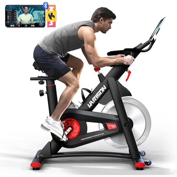 semi commercial bluetooth exercise bike