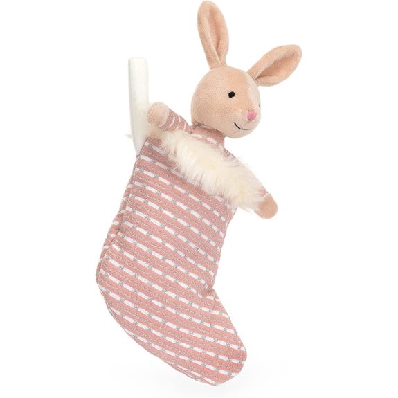 Jellycat Shimmer Bunny Stocking Plush Toy