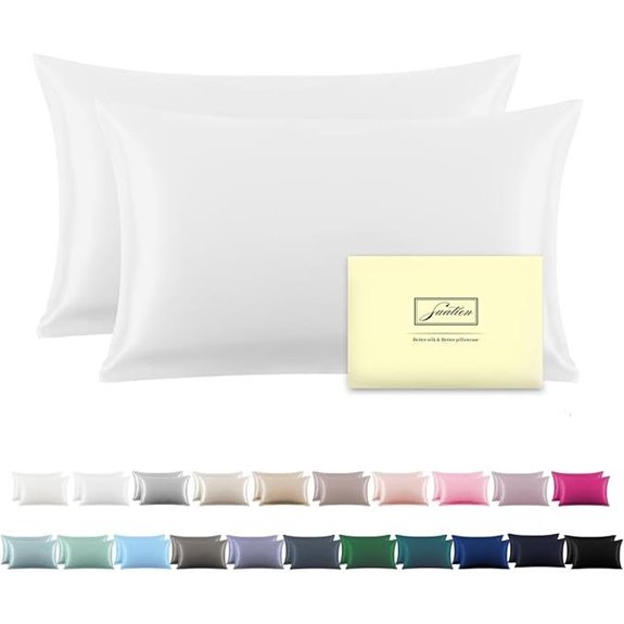Silk Pillowcases for Hair and Skin 2-Pack