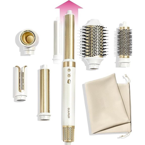 GLAMUP 6-in-1 Hot Air Styler Gift Set