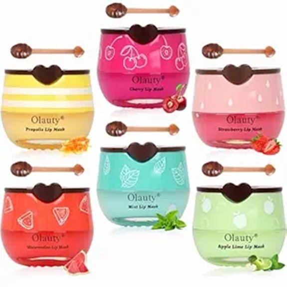6-Pack Honey Lip Mask & Balm Set