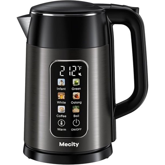 Mecity 1.7L Touch Screen Electric Kettle