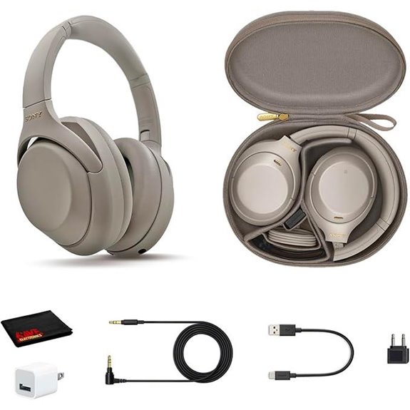 Sony WH-1000XM4 Noise Cancelling Wireless Headphones Bundle