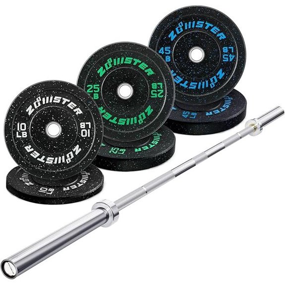 Bumper Plate Olympic Weight Plate with Steel Insert