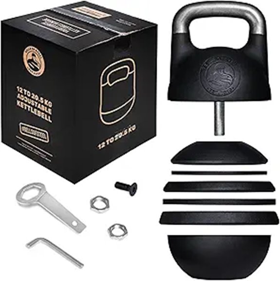 Kettlebell Set with Steel Shell and 35mm Handle