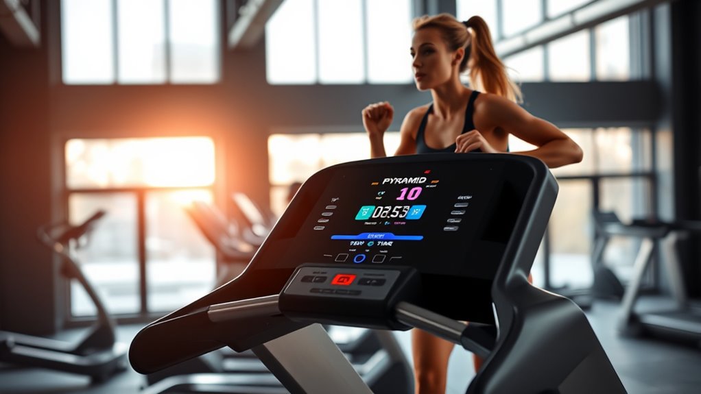 structured pyramid treadmill training