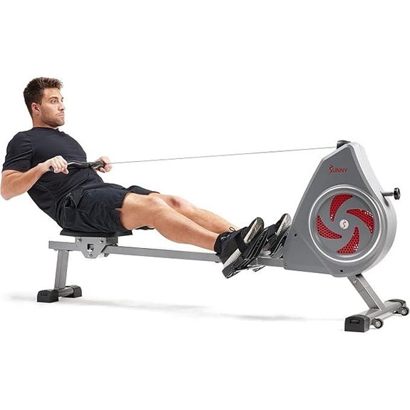 Sunny Health & Fitness Rower with LCD & Bluetooth