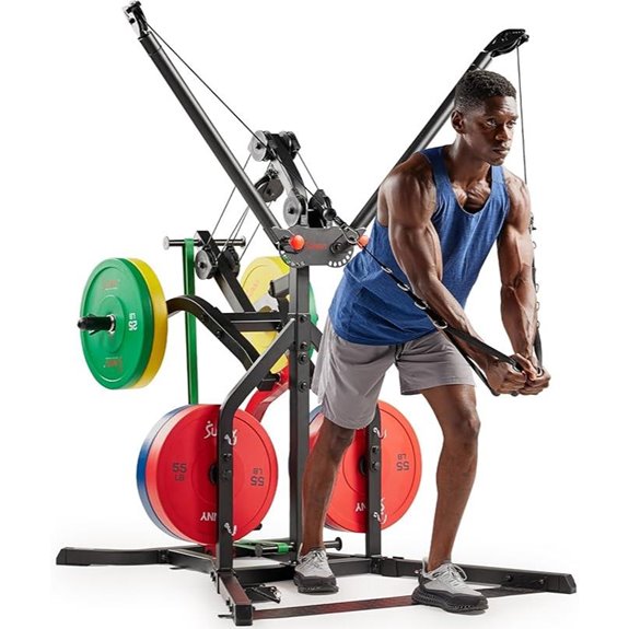 Sunny Health & Fitness Home Gym with Power Rack
