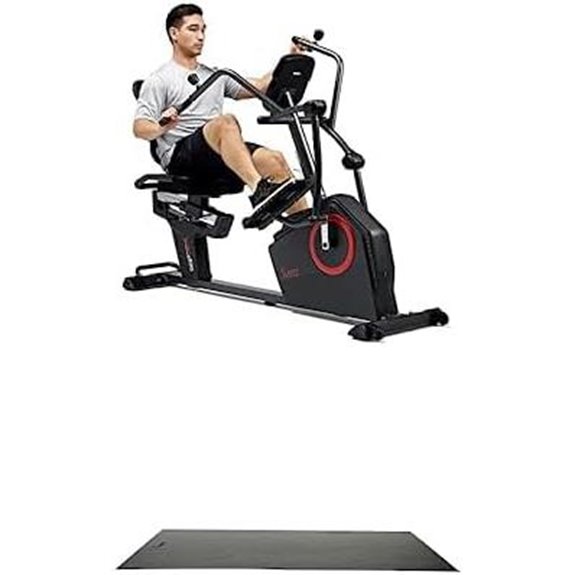 Sunny Health Recumbent Elliptical Cross Trainer with Arm