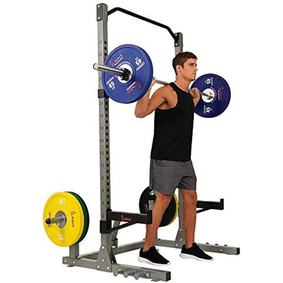 Sunny Health Power Cage & Squat Rack with Accessories