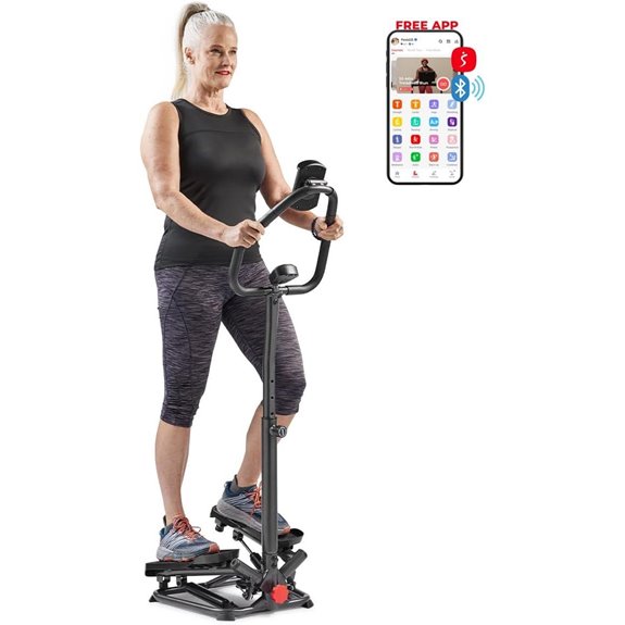 Sunny Health & Fitness Twist Stepper with Handlebar