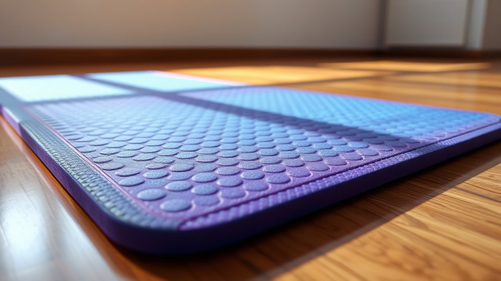 supportive non slip exercise mat