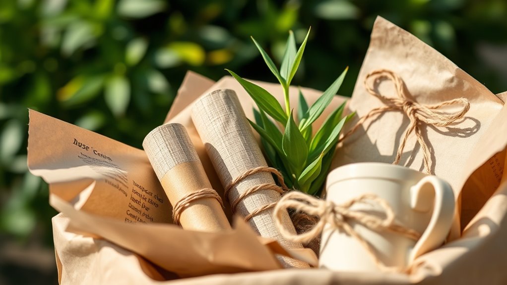 sustainable ethical minimal packaging