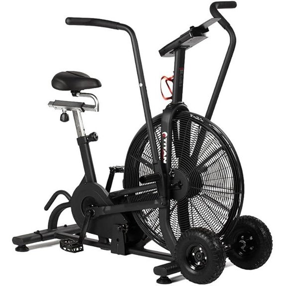 Titan Fitness Fan Bike with LCD Screen