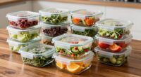 top glass meal containers