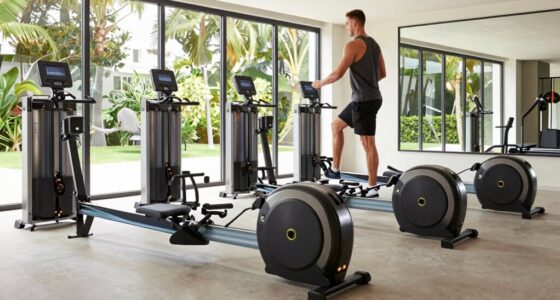 top tall user rowing machines