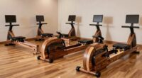 top wooden apartment rowers