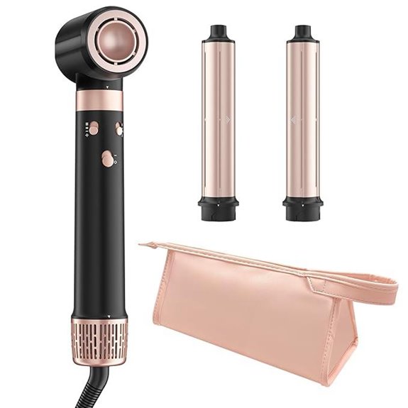Dual Voltage 3-in-1 Hot Hair Styler with Travel Case