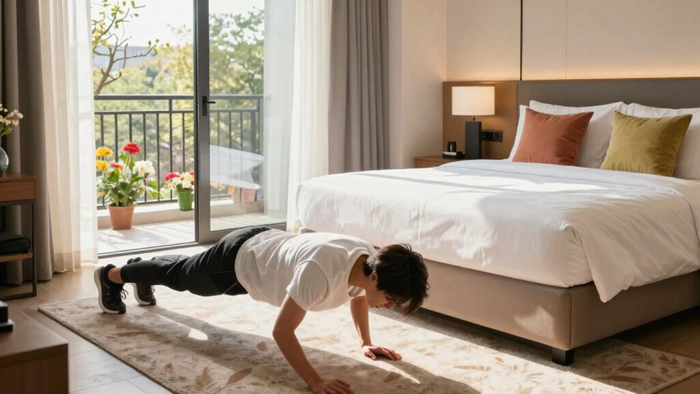 travel friendly hotel workout