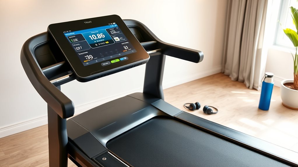 treadmill display and features