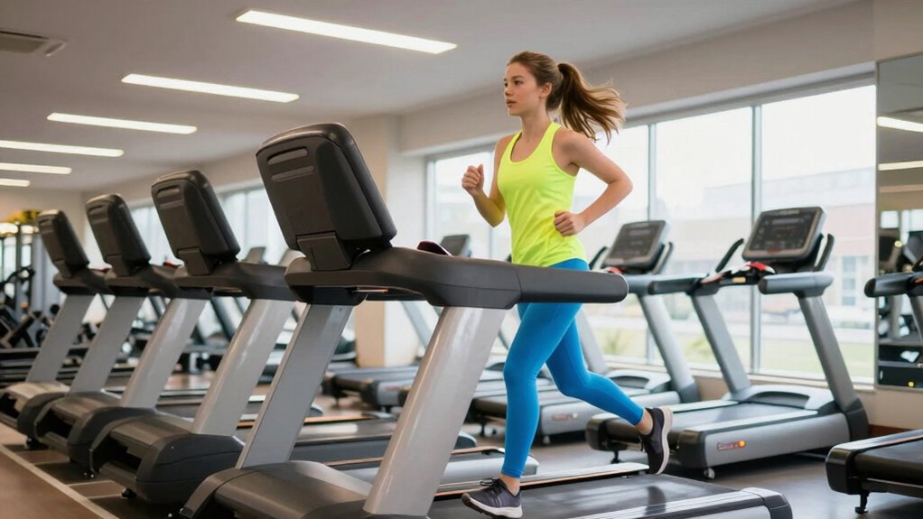 treadmill speed workout session