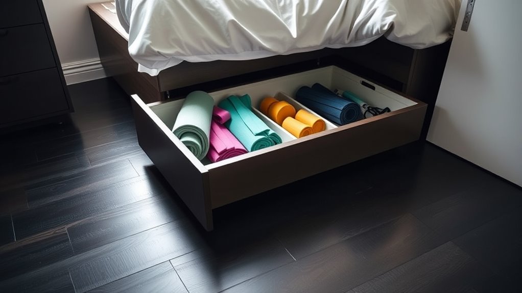 under bed organized storage solutions