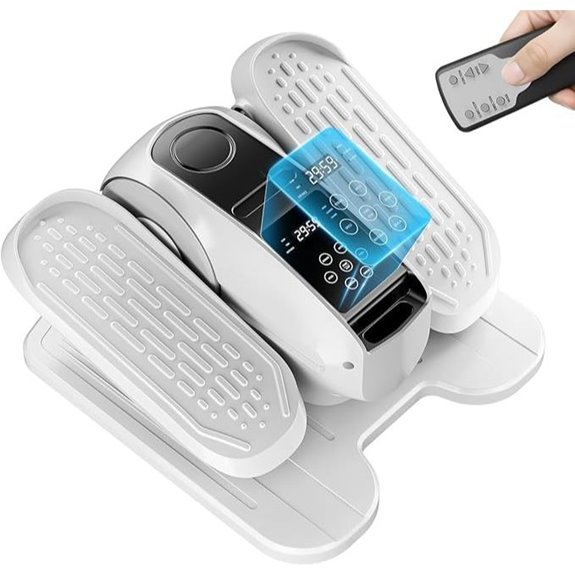 Under Desk Elliptical Exercise Machine with 12 Modes