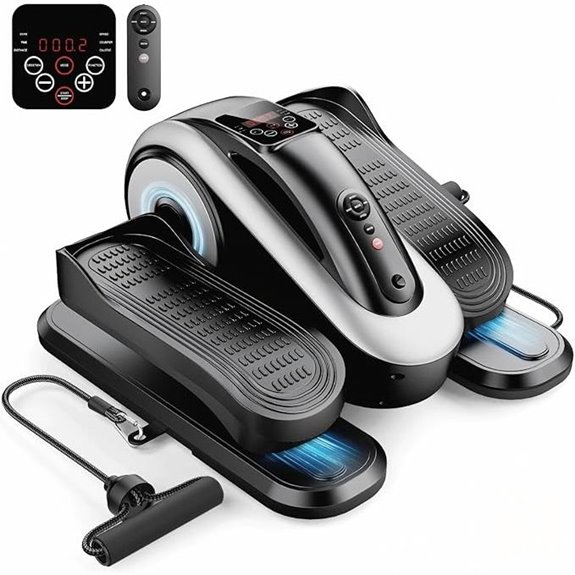 Under Desk Elliptical Machine with Remote Control