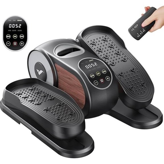 under desk elliptical with remote