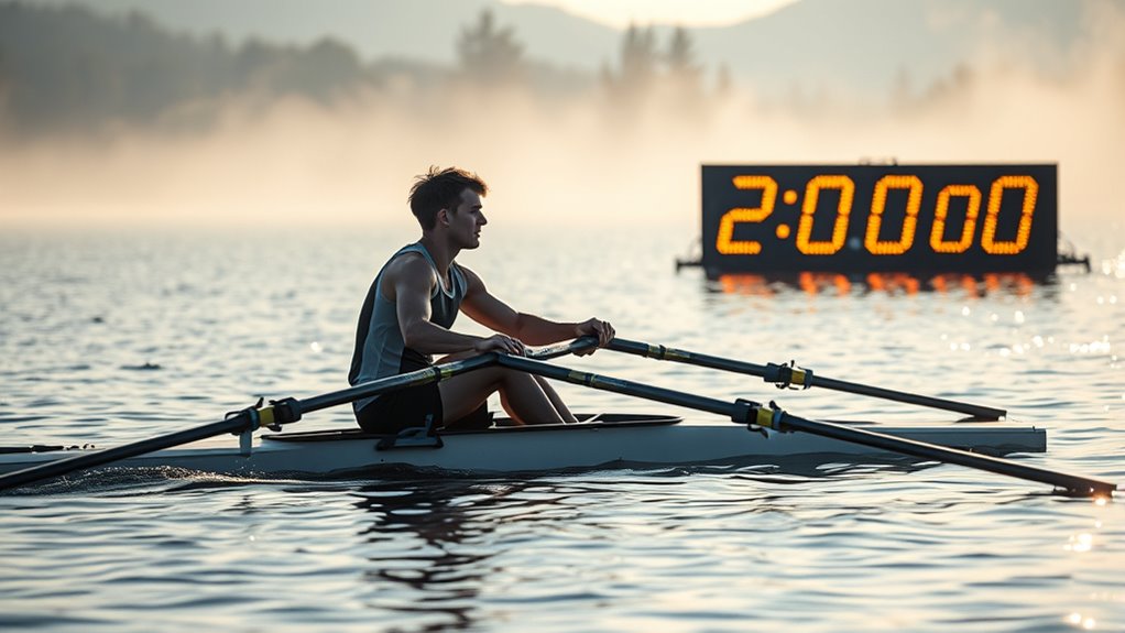 understanding rowing split times