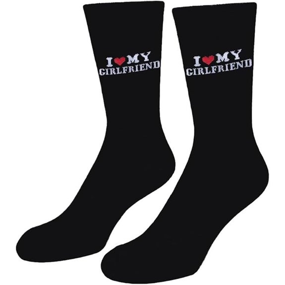 Love My Girlfriend Socks - Valentine's & Anniversary Gift